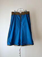 West Germany 80s 3/4 cropped wide pants