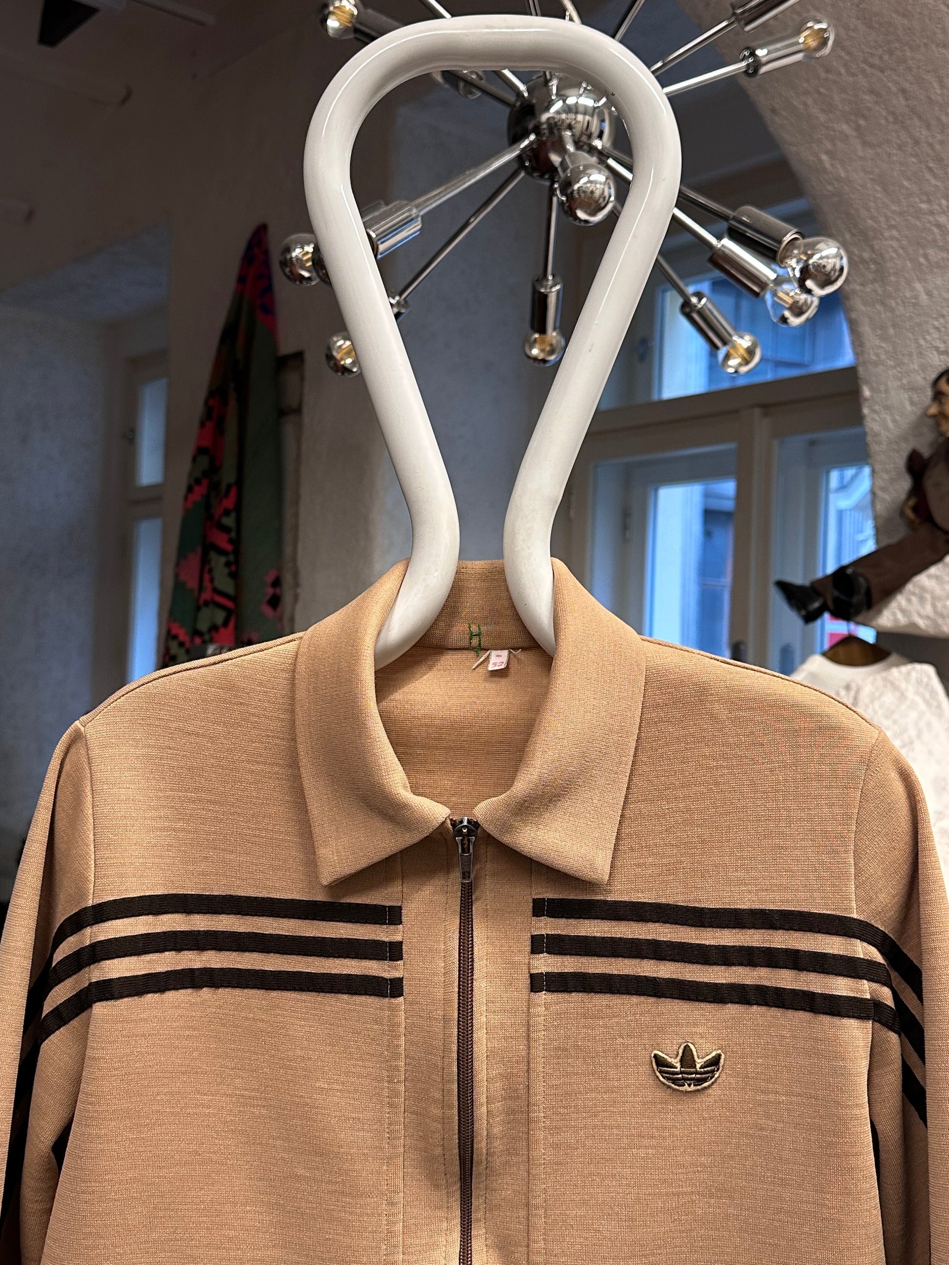 1970's adidas west germany club jersey jacket ガイコツ ジャージー Toto Praha Vintage clothing store Antique shop Prague プラハ 古着屋 古着 アンティークショップ ユーロ古着 アディダス ヨーロッパ古着 西ドイツ製 70年代