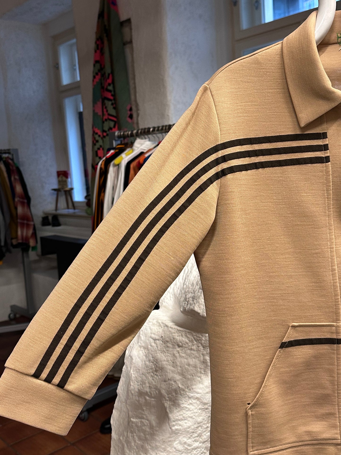 1970's adidas west germany club jersey jacket ガイコツ ジャージー Toto Praha Vintage clothing store Antique shop Prague プラハ 古着屋 古着 アンティークショップ ユーロ古着 アディダス ヨーロッパ古着 西ドイツ製 70年代