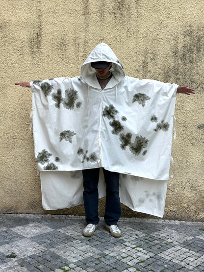 German Army snow camouflage poncho