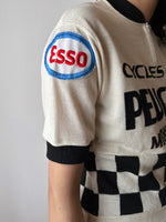 70s Peugeot Cycling Jersey Shirt 70's 70年代 Vintage ヴィンテージ プジョー サイクリング シャツ ジャージー Toto Praha プラハ 古着屋 古着 ユーロ古着 ヨーロッパ古着 フレンチヴィンテージ France 