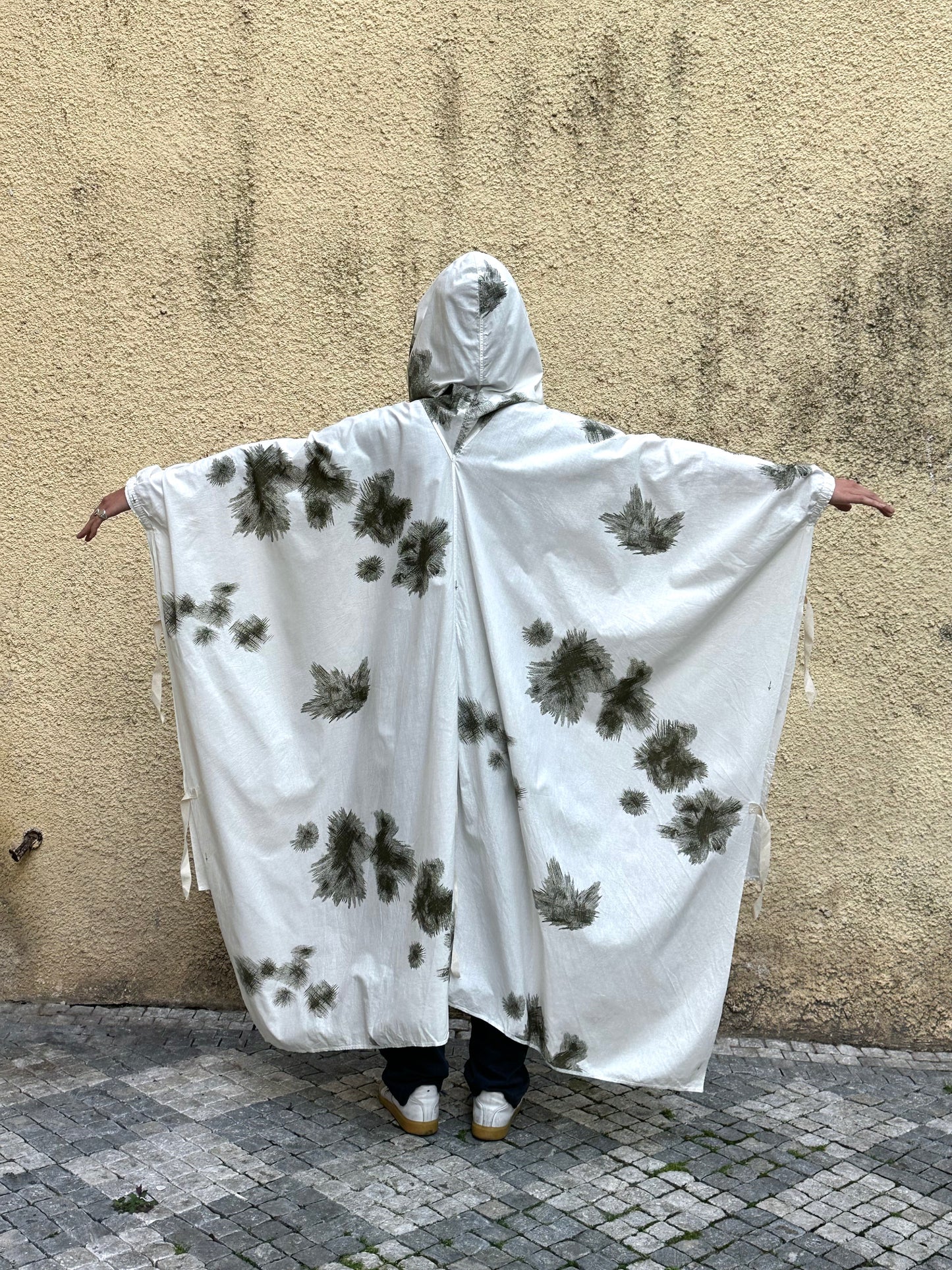 German Army snow camouflage poncho