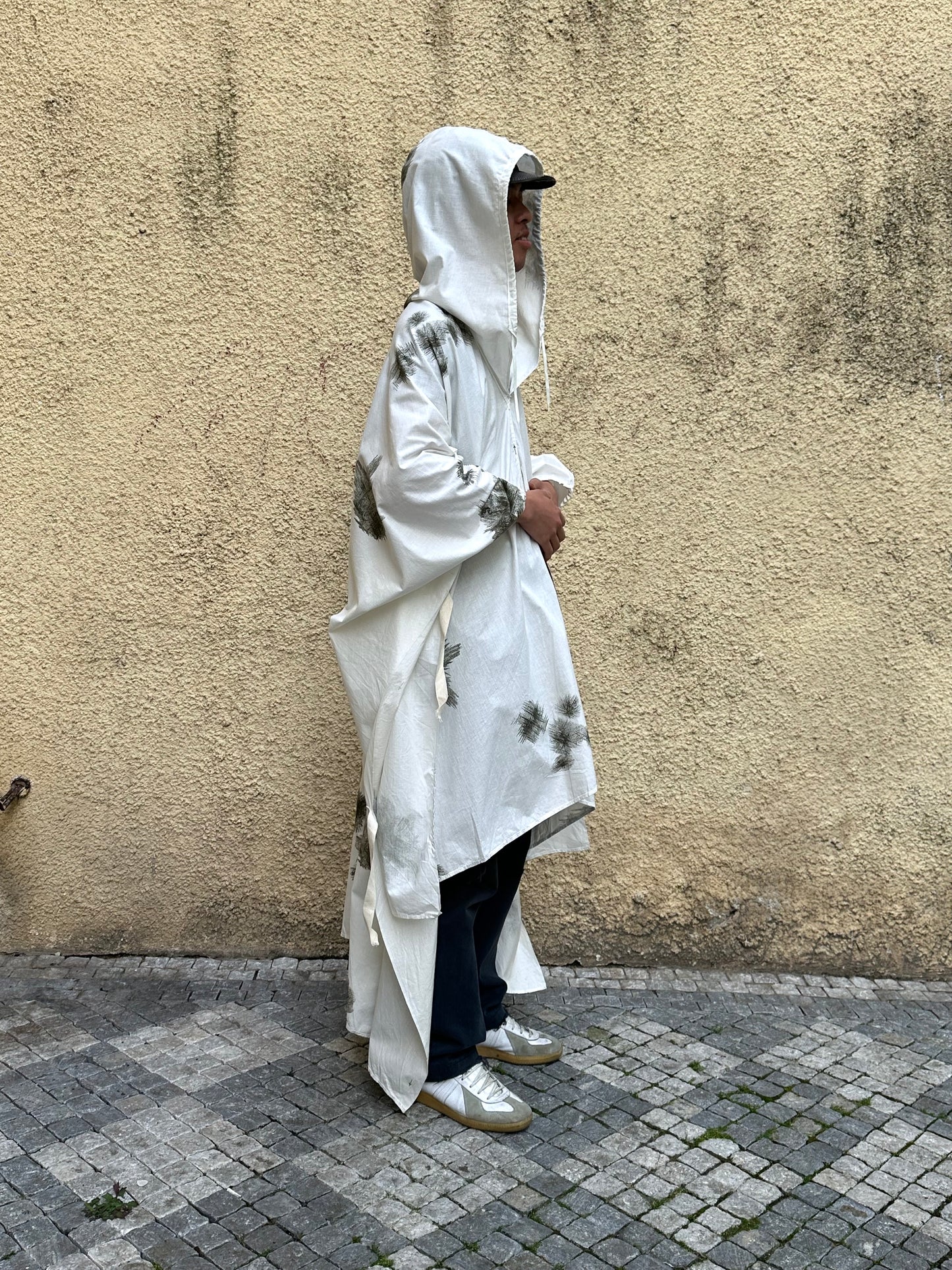 German Army snow camouflage poncho