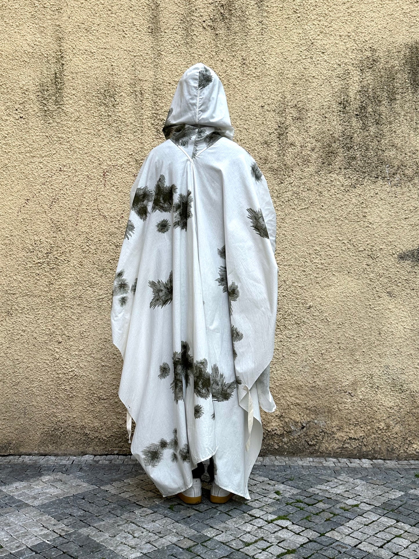 German Army snow camouflage poncho
