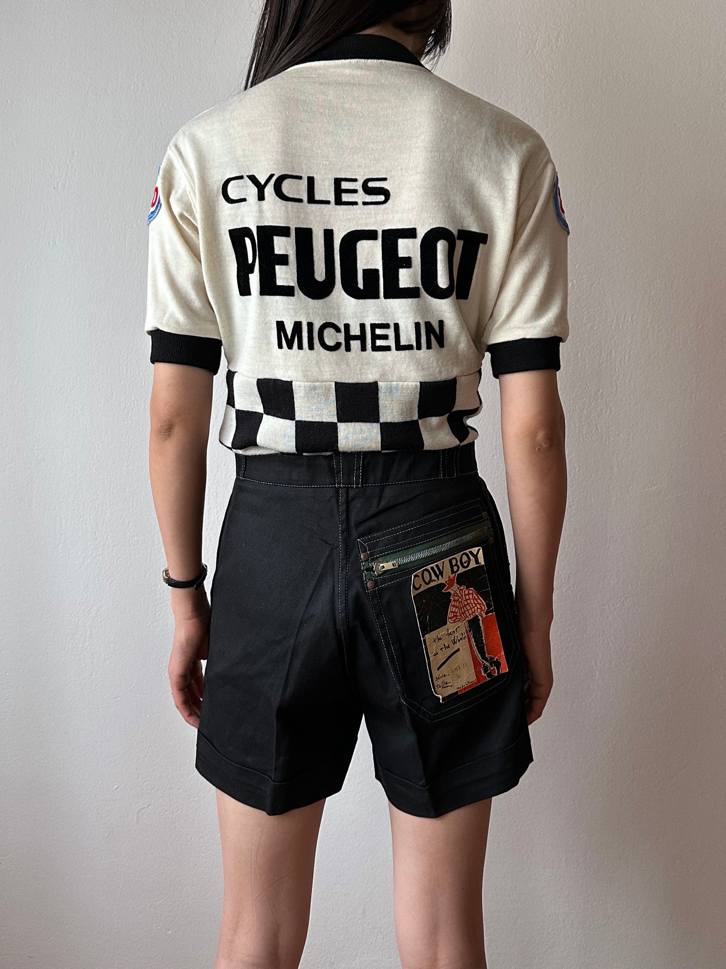 70s Peugeot Cycling Jersey Shirt 70's 70年代 Vintage ヴィンテージ プジョー サイクリング シャツ ジャージー Toto Praha プラハ 古着屋 古着 ユーロ古着 ヨーロッパ古着 フレンチヴィンテージ France 