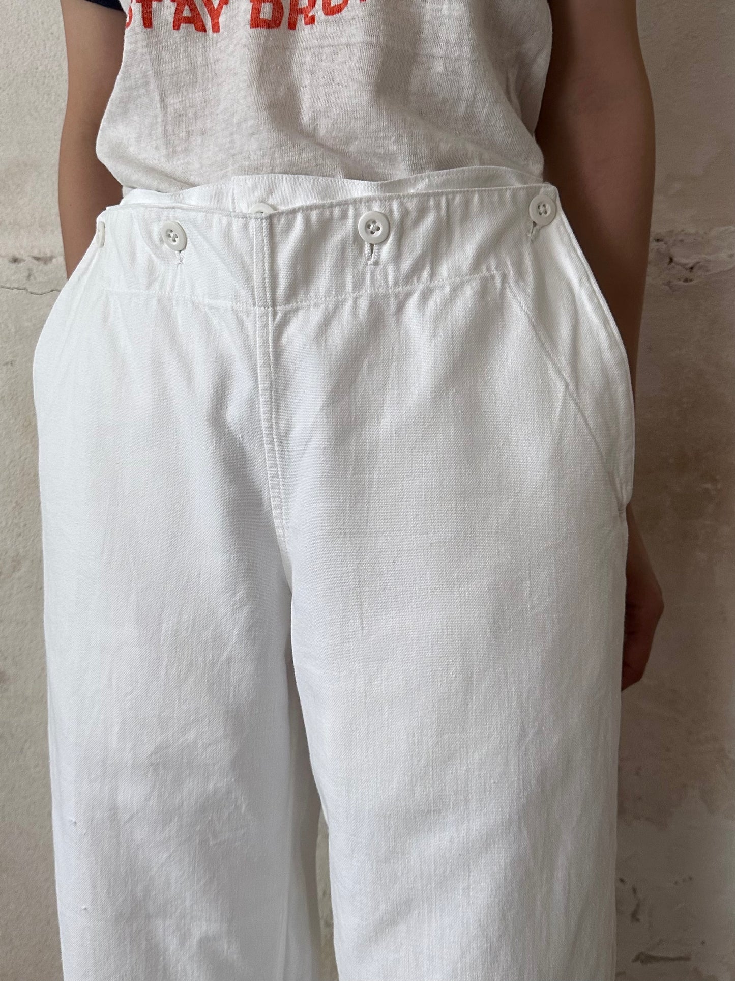 50s French sailor trouser