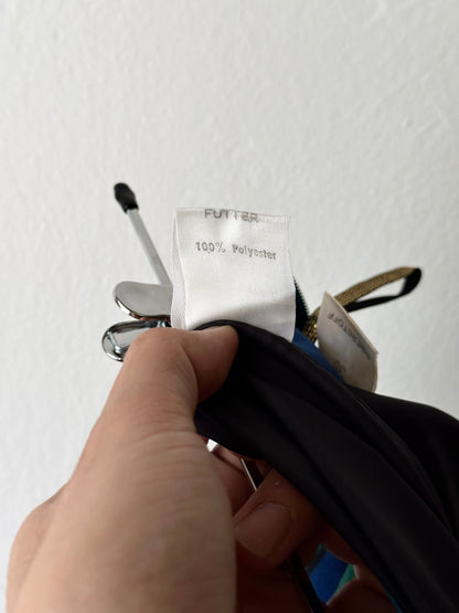 1980s striped tiered skirt