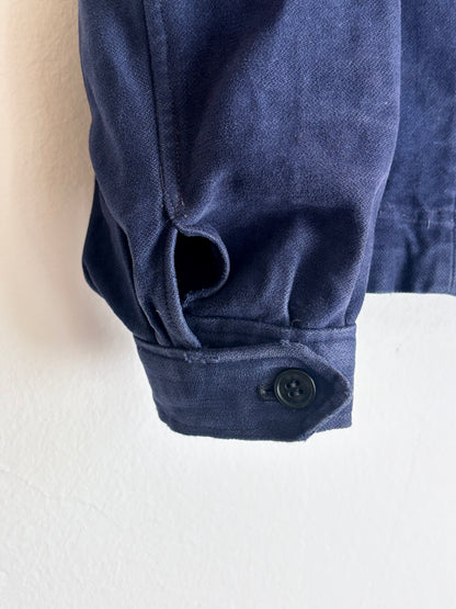 40-50s French moleskin cyclist jacket