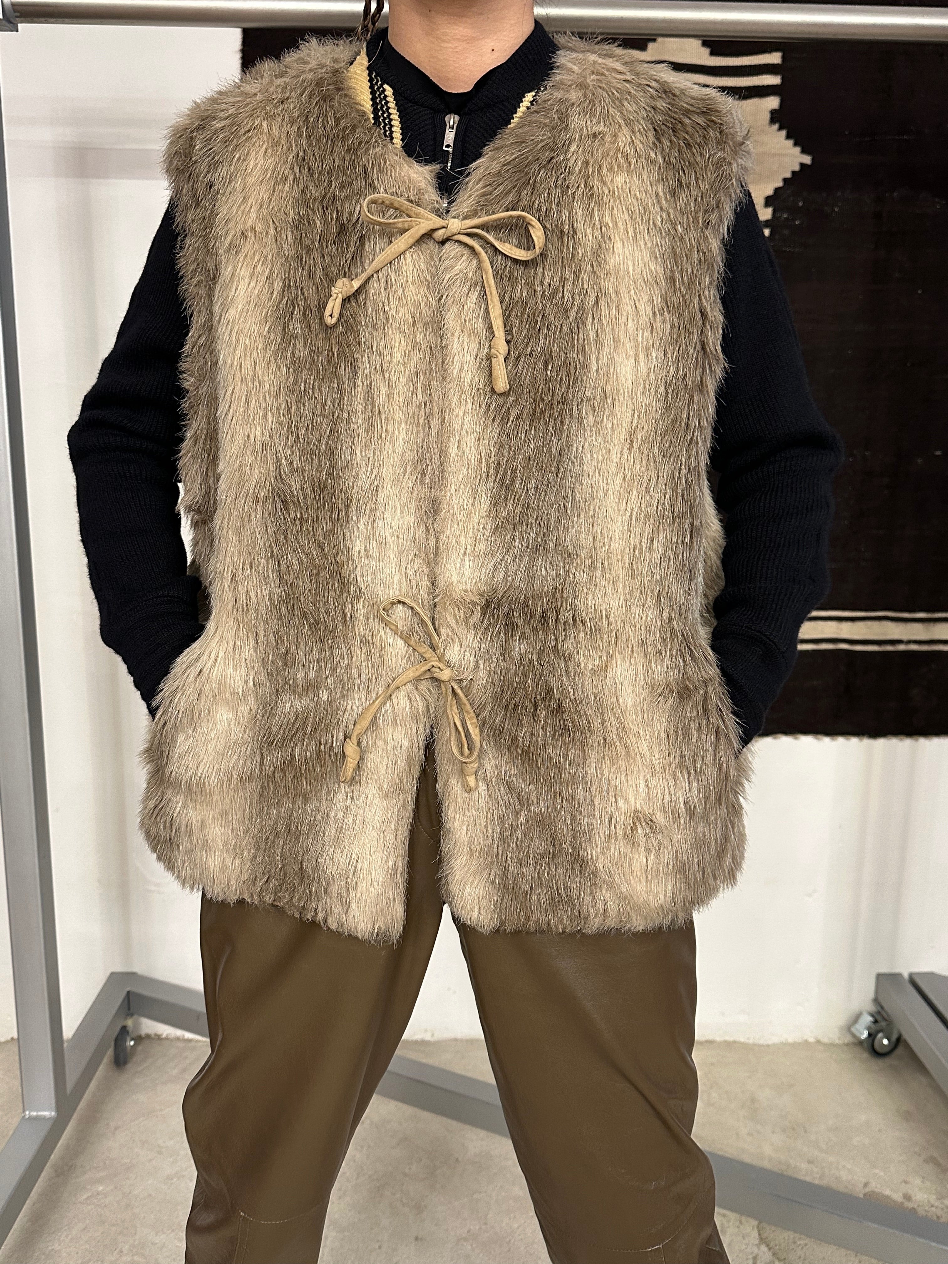 60s Handmade fur vest – TOTO