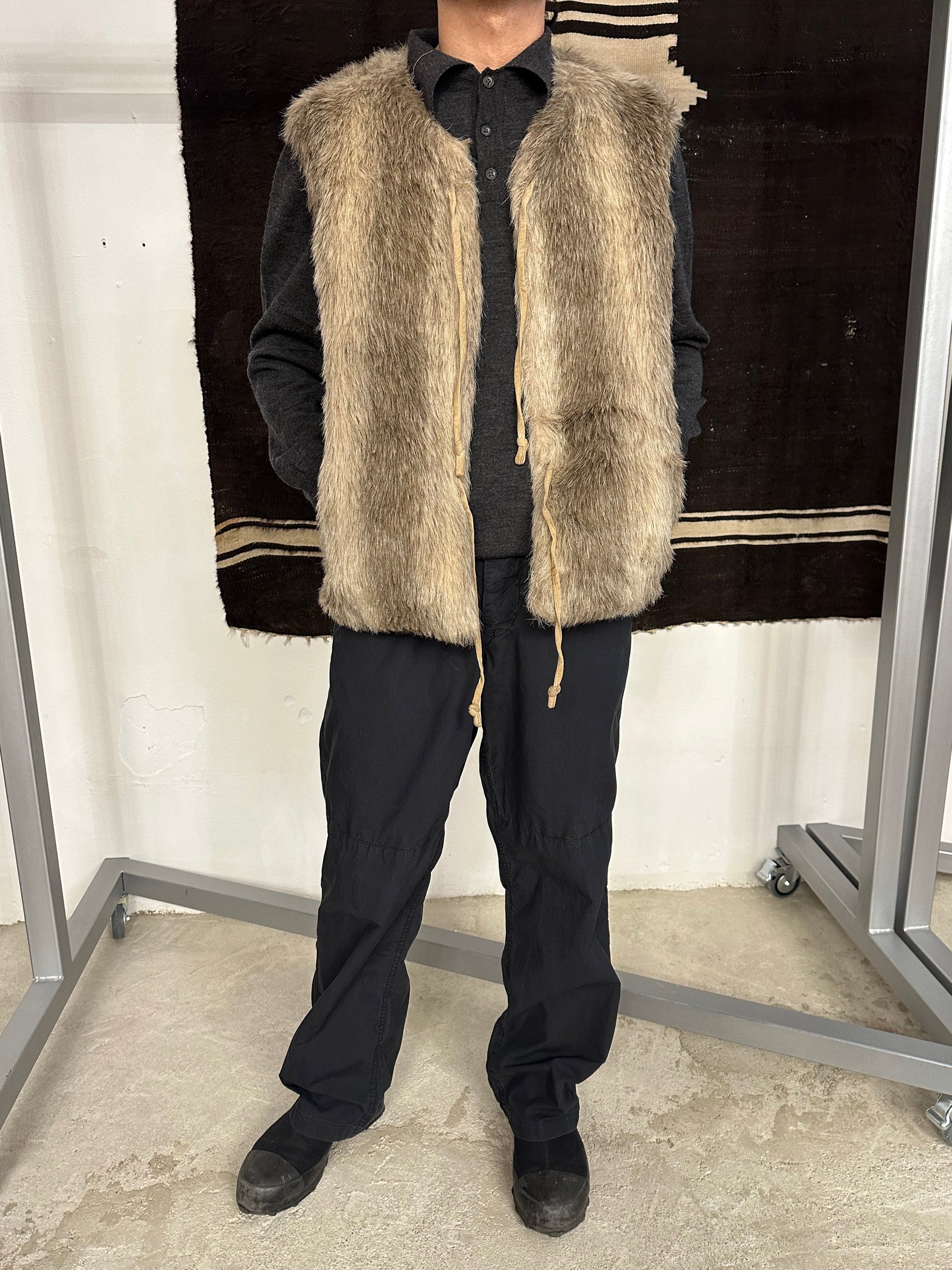 60's 60年代 Real fur vest Handmade ハンドメイド リアルファー 1960's Vintage ヴィンテージ Toto プラハ 古着屋 古着 ベスト Praha Prague Vintage store Vintage clothing ユーロ古着 ヨーロッパ古着 ドイツ古着