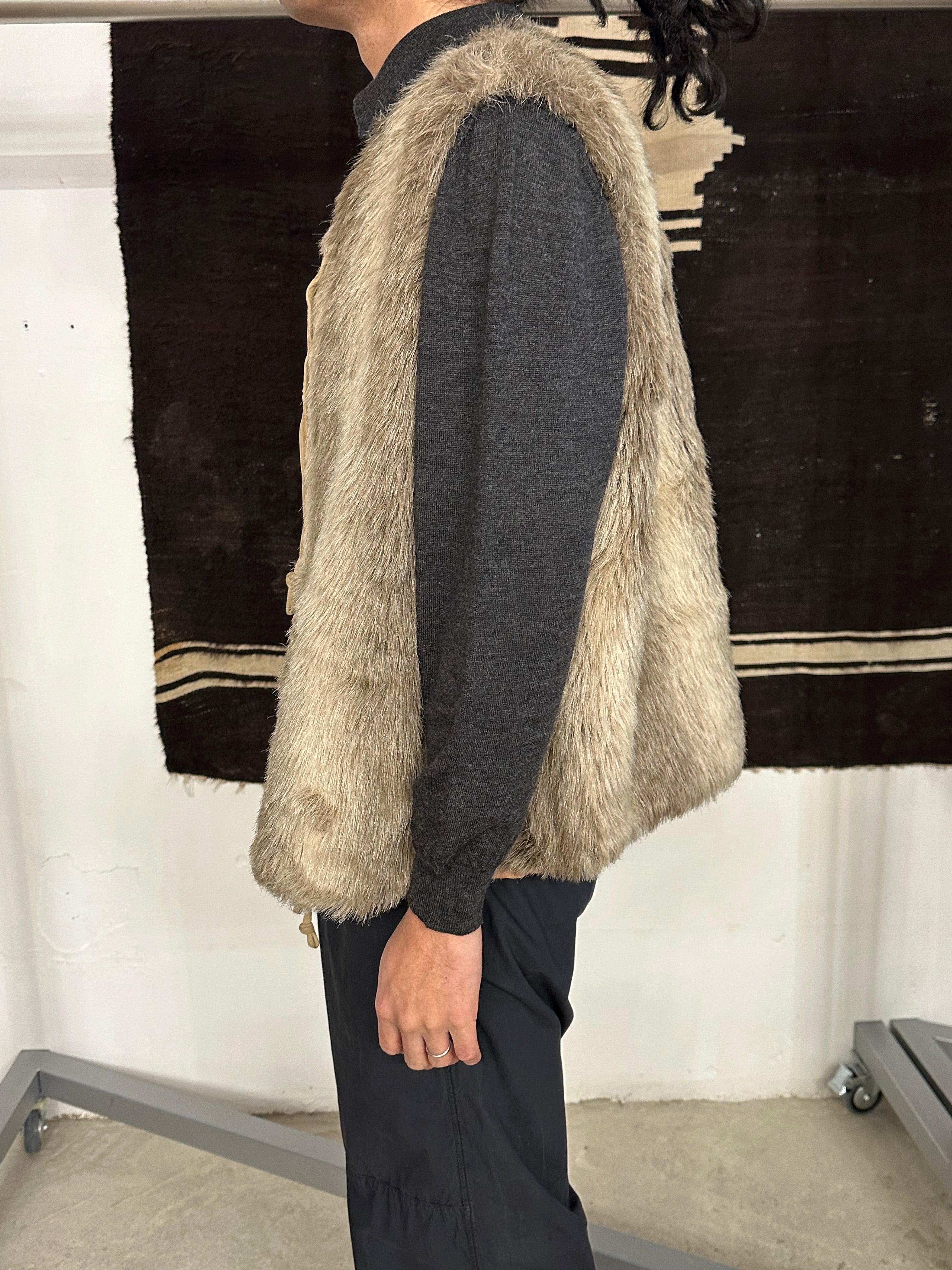 60s Handmade fur vest – TOTO
