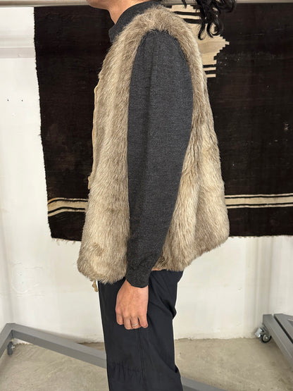 60's 60年代 Real fur vest Handmade ハンドメイド リアルファー 1960's Vintage ヴィンテージ Toto プラハ 古着屋 古着 ベスト Praha Prague Vintage store Vintage clothing ユーロ古着 ヨーロッパ古着 ドイツ古着