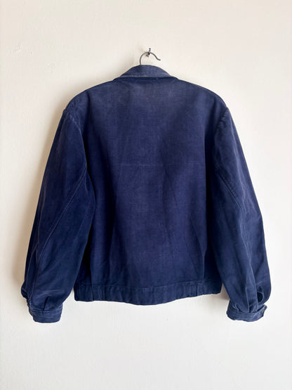 40-50s French moleskin cyclist jacket