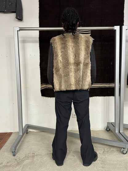 60's 60年代 Real fur vest Handmade ハンドメイド リアルファー 1960's Vintage ヴィンテージ Toto プラハ 古着屋 古着 ベスト Praha Prague Vintage store Vintage clothing ユーロ古着 ヨーロッパ古着 ドイツ古着