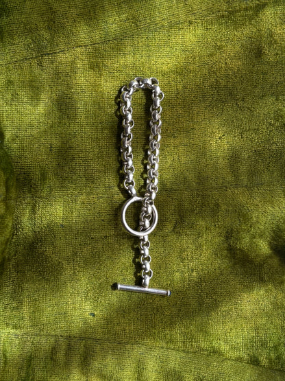 Rolo with toggle clasp bracelet