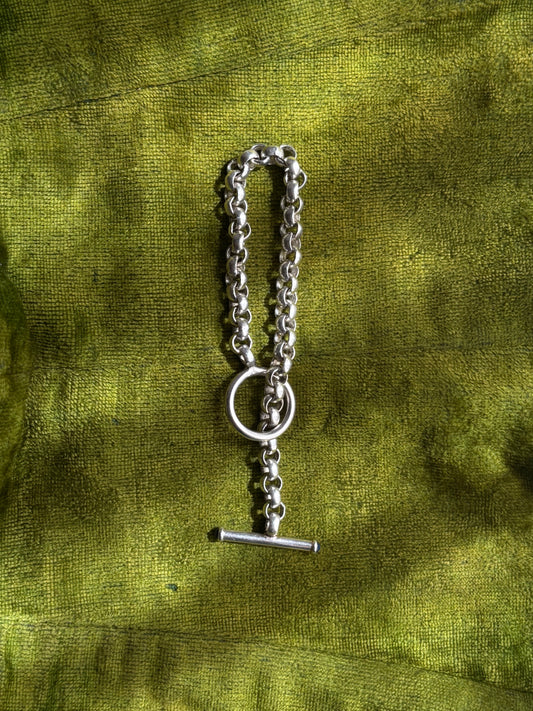 Rolo with toggle clasp bracelet