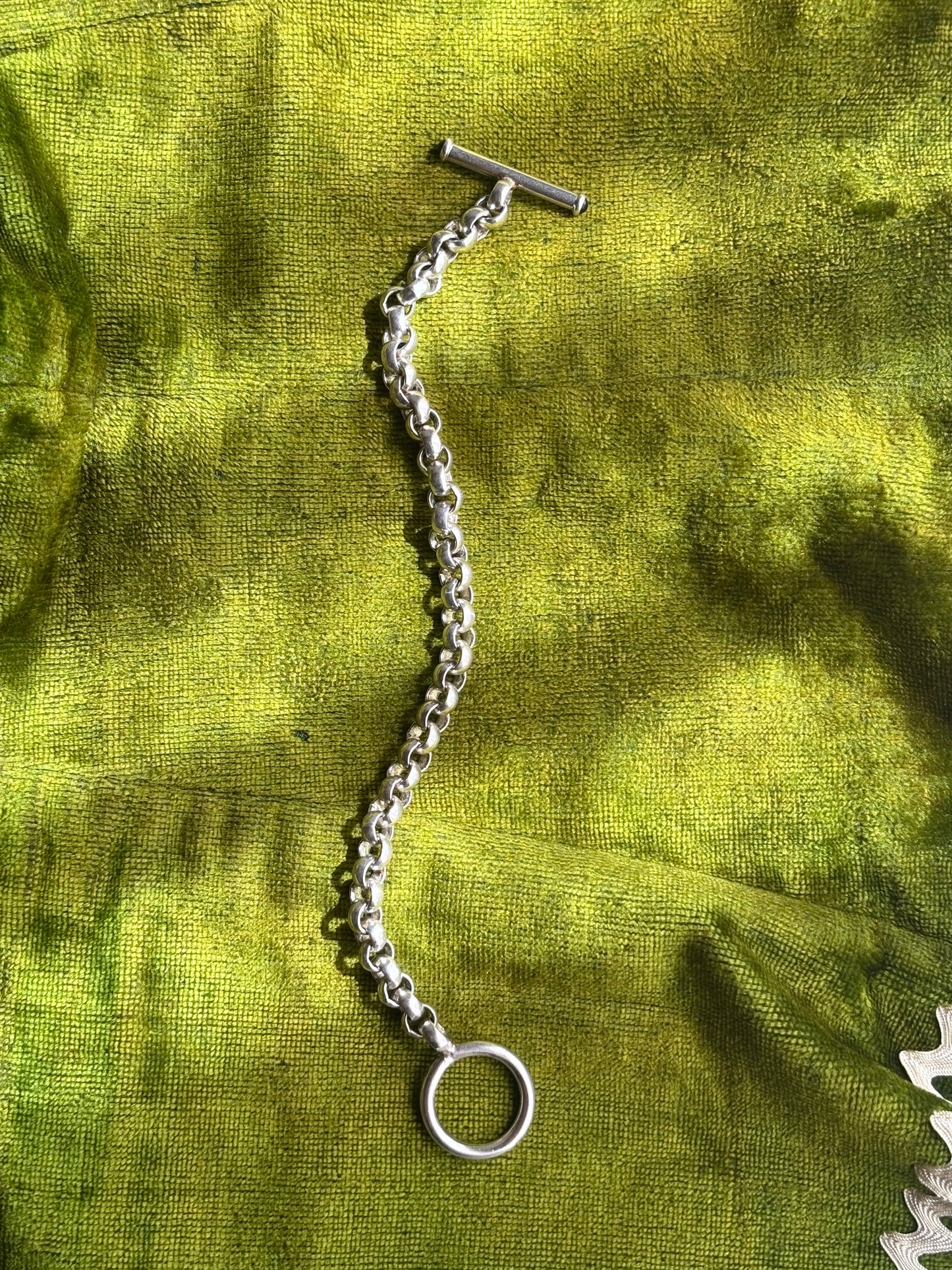 Rolo with toggle clasp bracelet