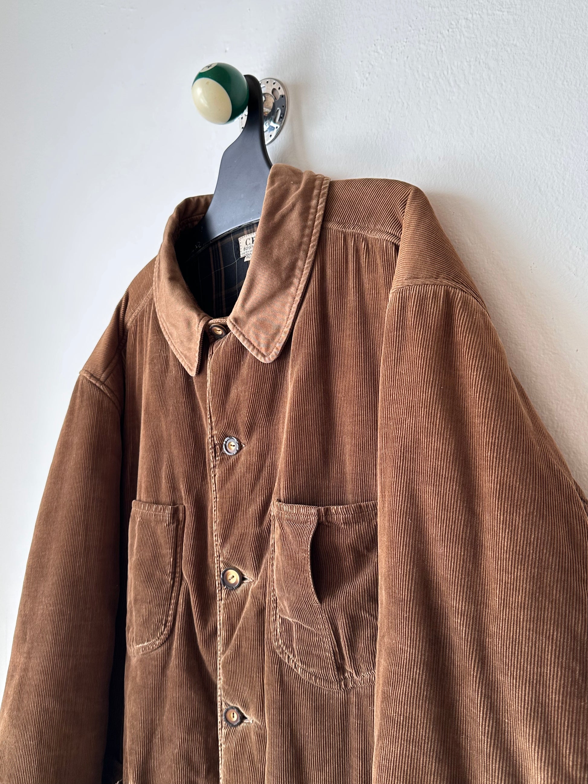 1980's 80's 80年代 CP Company Massimo Osti Stone Island ストーンアイランド マッシモオスティ Made in Italy Cotton Toto Praha Vintage clothing store Antique shop Prague プラハ 古着屋 古着 ヴィンテージ アンティークショップ ユーロ古着 イタリア古着 Rare レア ヨーロッパ古着 古着卸 コーデュロイ corduroy Chore Jacket カバーオール 