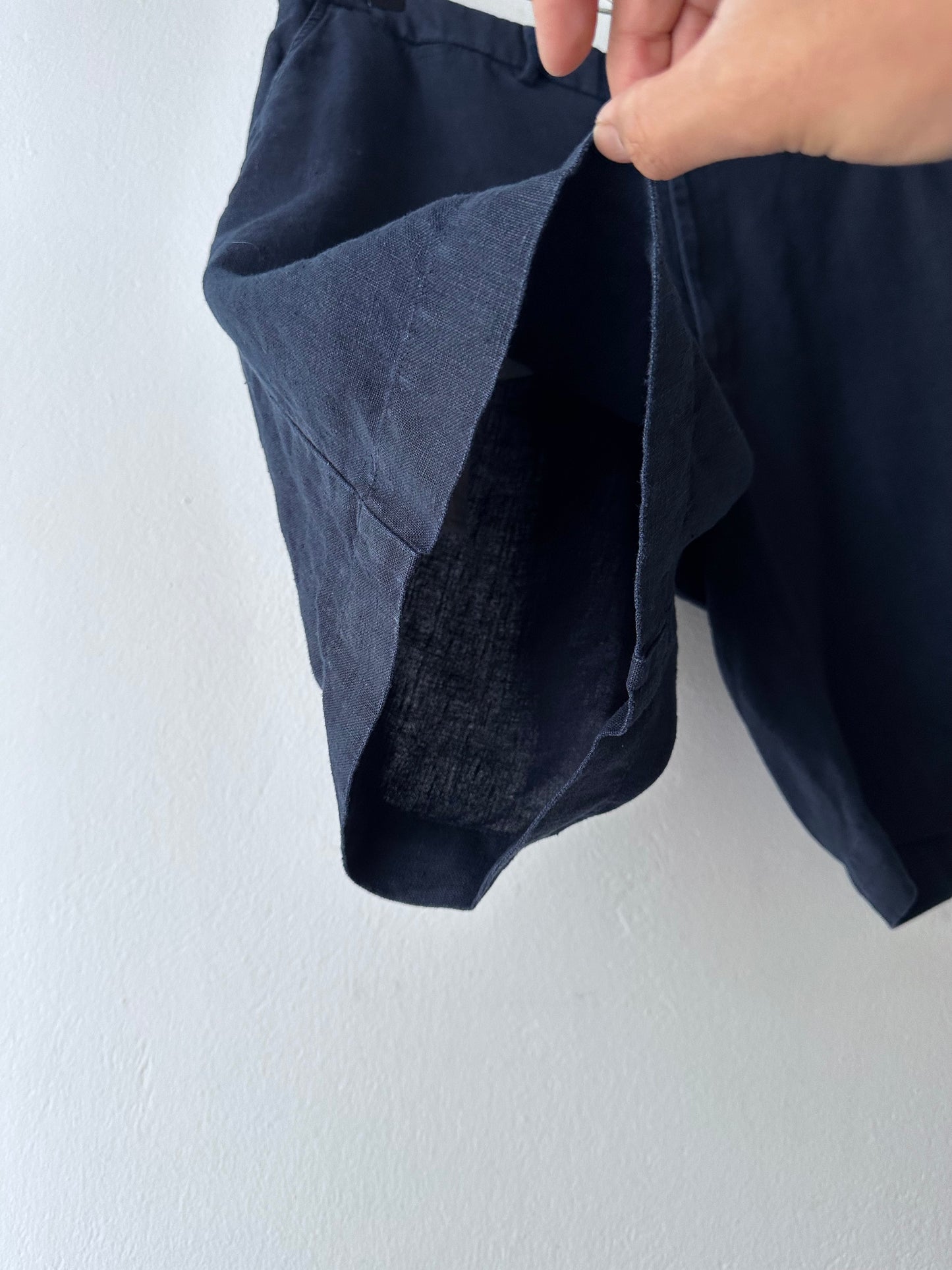 Oversized Linen shorts