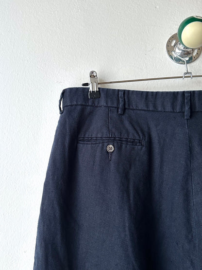 Oversized Linen shorts