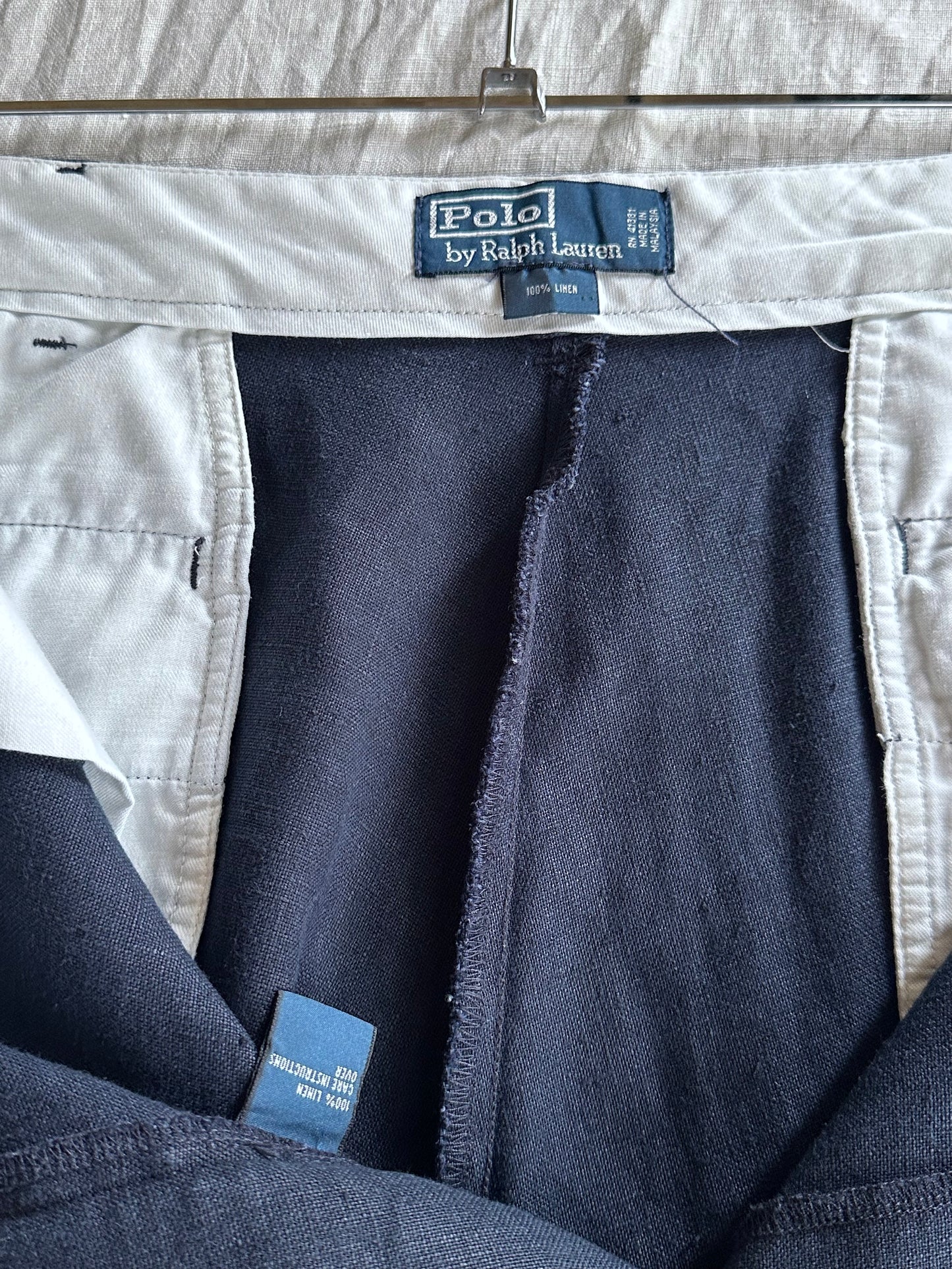Oversized Linen shorts