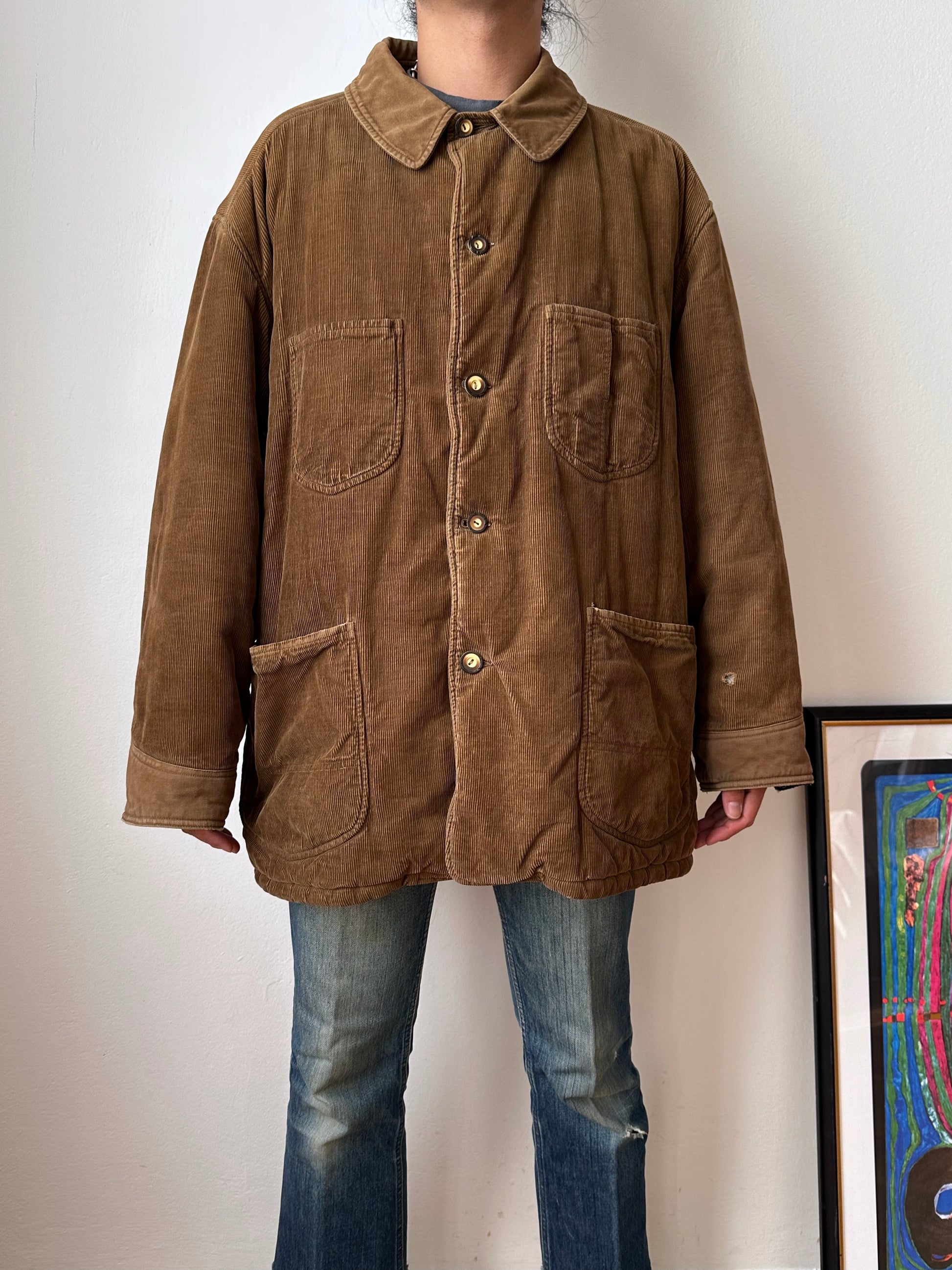 1980's 80's 80年代 CP Company Massimo Osti Stone Island ストーンアイランド マッシモオスティ Made in Italy Cotton Toto Praha Vintage clothing store Antique shop Prague プラハ 古着屋 古着 ヴィンテージ アンティークショップ ユーロ古着 イタリア古着 Rare レア ヨーロッパ古着 古着卸 コーデュロイ corduroy Chore Jacket カバーオール 