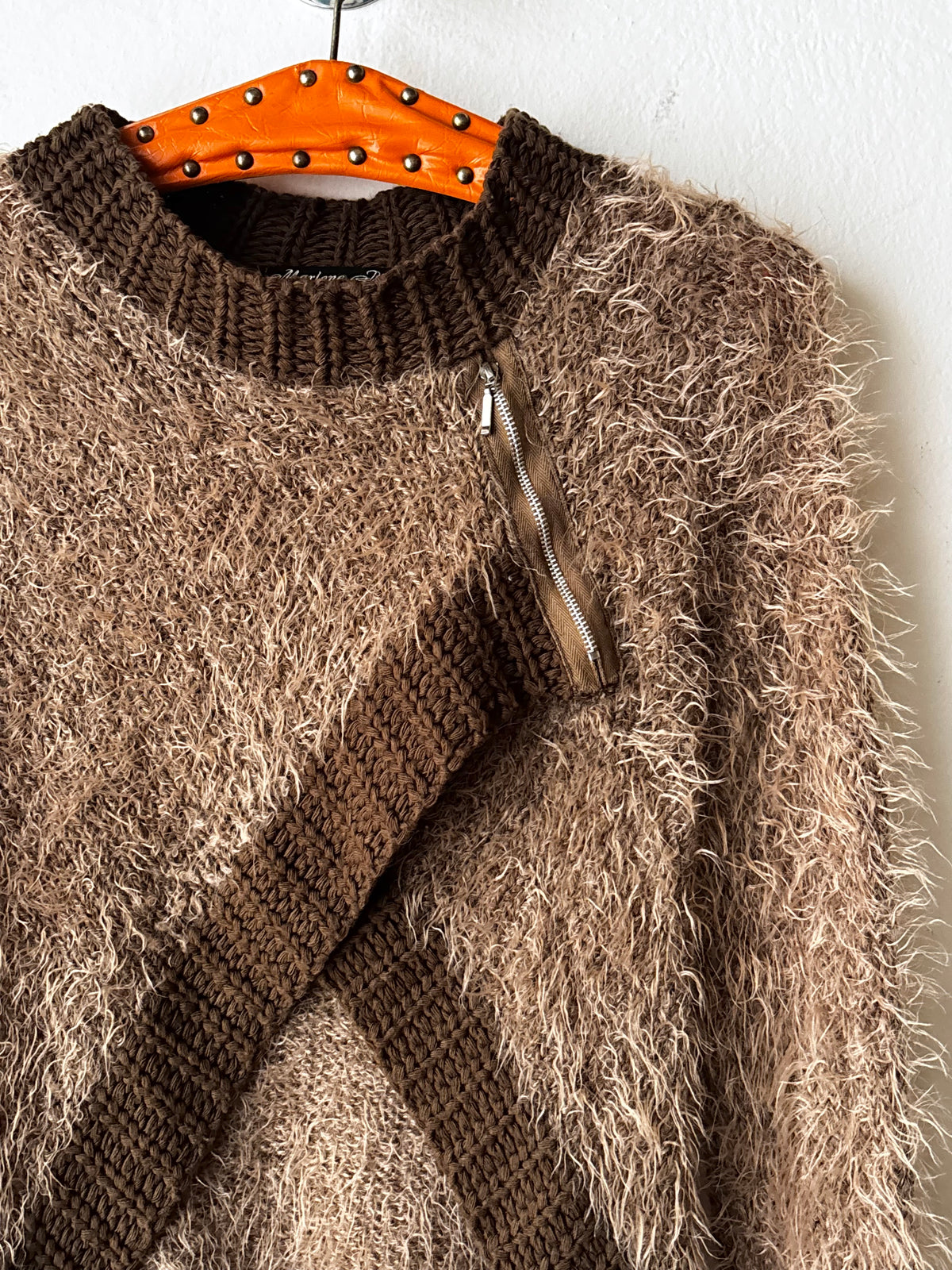 French shaggy moca brown