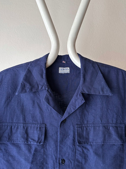 50's 40's French Vintage ヴィンテージ フレンチ 50年代 開襟シャツ leisure shirt Open collar shirt Toto 古着屋  プラハ Praha Prague Vintage store 古着 ユーロ古着 ヨーロッパ古着 フランス買い付け