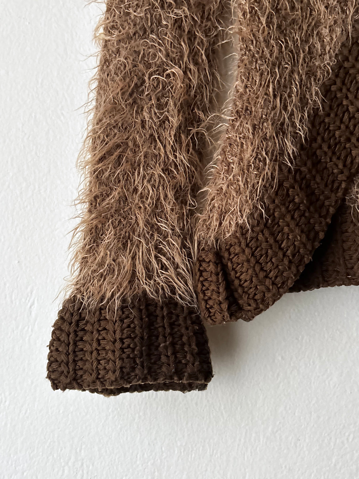 French shaggy moca brown