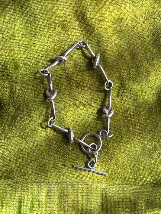 sterling 925 knot link chain