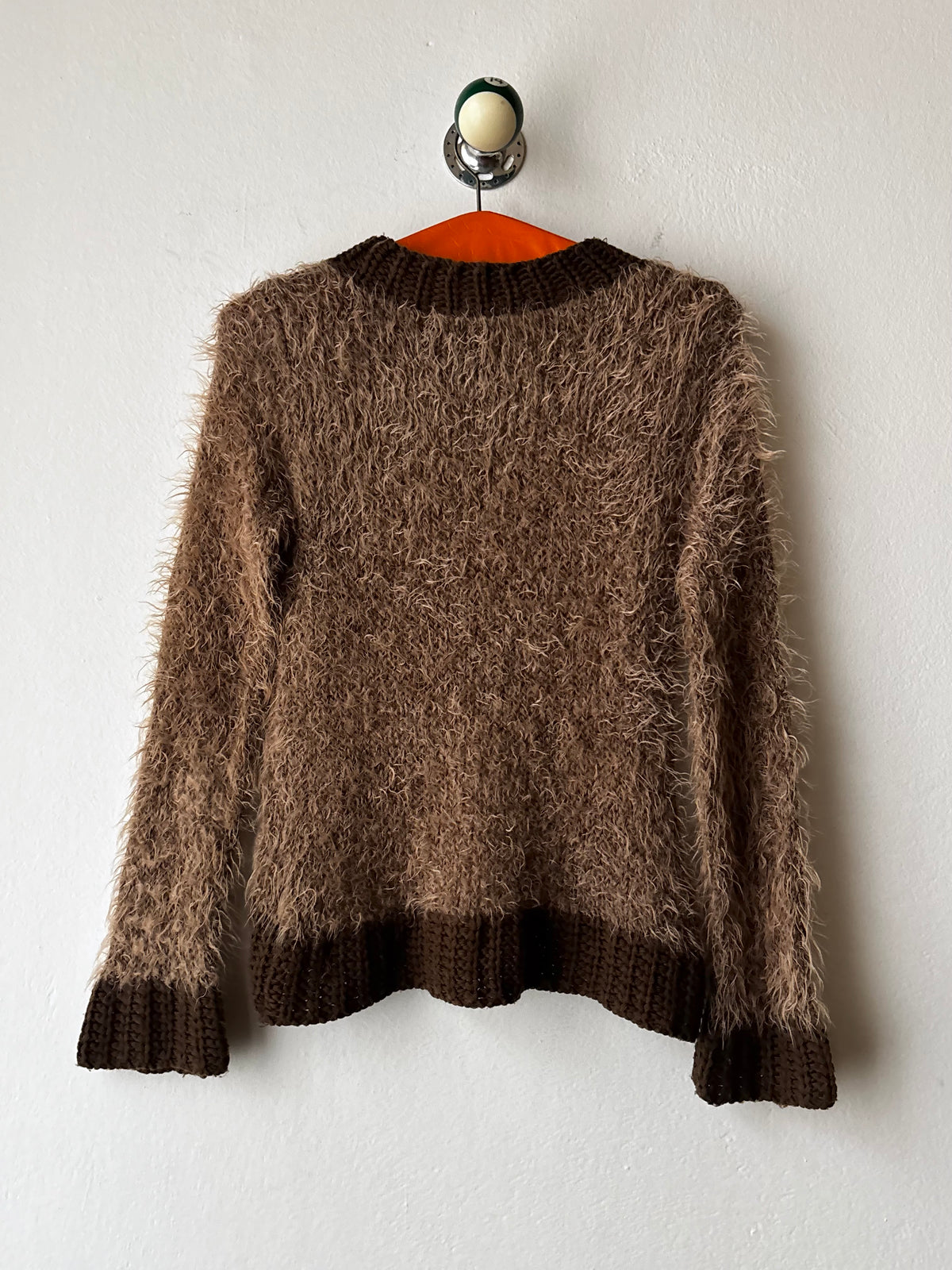 French shaggy moca brown