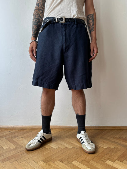 Oversized Linen shorts