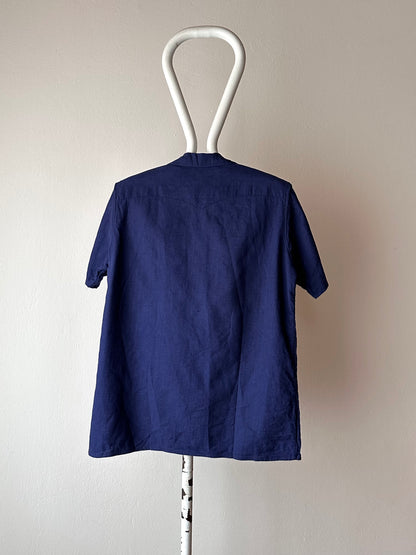 50's 40's French Vintage ヴィンテージ フレンチ 50年代 開襟シャツ leisure shirt Open collar shirt Toto 古着屋  プラハ Praha Prague Vintage store 古着 ユーロ古着 ヨーロッパ古着 フランス買い付け