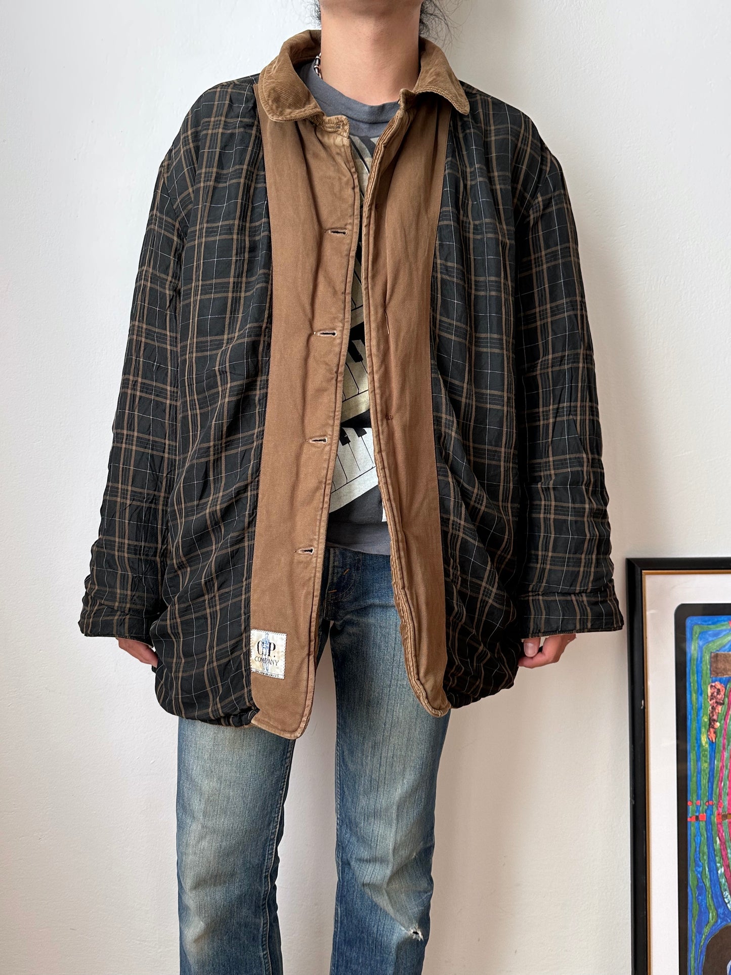 1980's 80's 80年代 CP Company Massimo Osti Stone Island ストーンアイランド マッシモオスティ Made in Italy Cotton Toto Praha Vintage clothing store Antique shop Prague プラハ 古着屋 古着 ヴィンテージ アンティークショップ ユーロ古着 イタリア古着 Rare レア ヨーロッパ古着 古着卸 コーデュロイ corduroy Chore Jacket カバーオール 