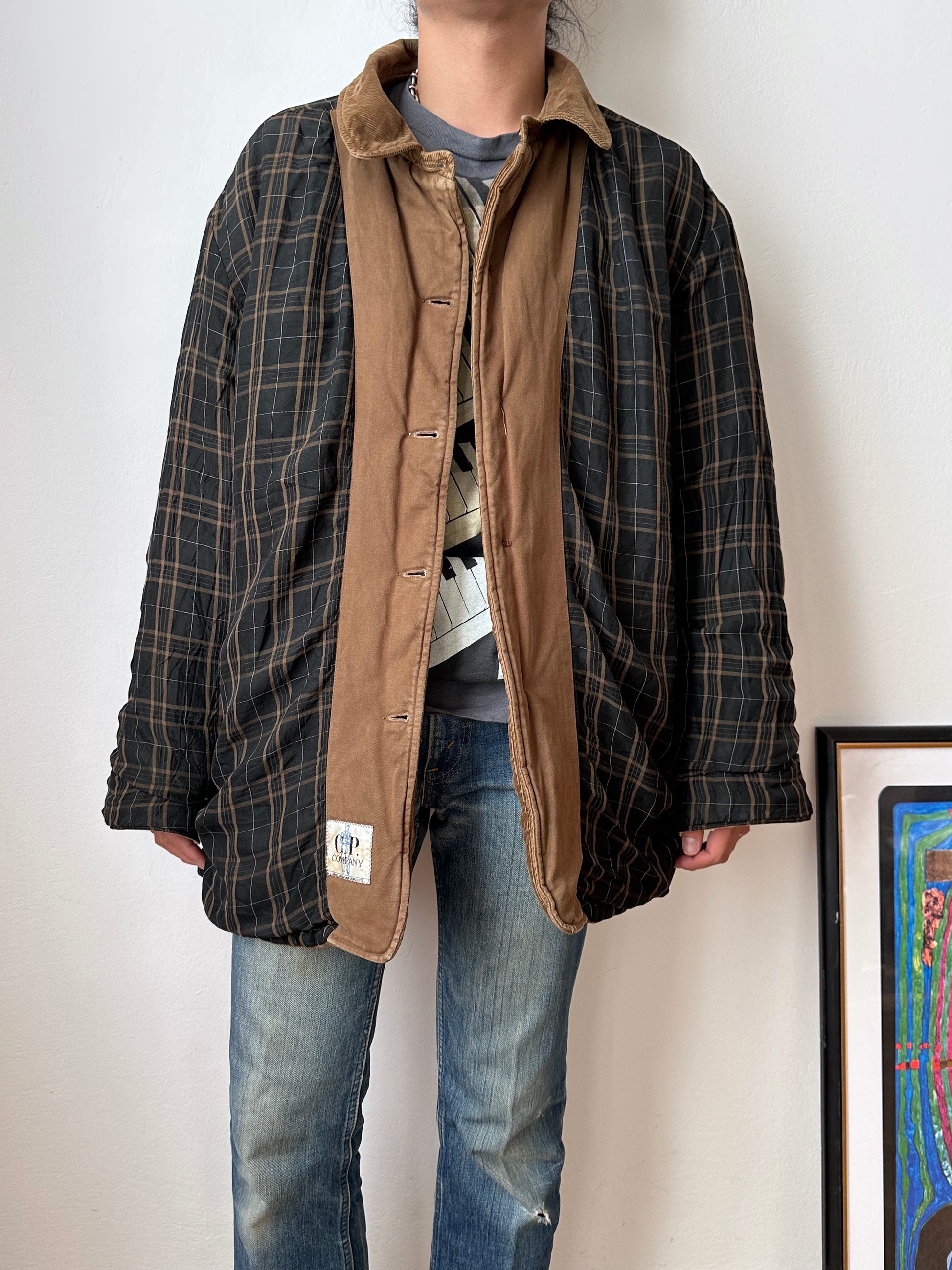 1980's 80's 80年代 CP Company Massimo Osti Stone Island ストーンアイランド マッシモオスティ Made in Italy Cotton Toto Praha Vintage clothing store Antique shop Prague プラハ 古着屋 古着 ヴィンテージ アンティークショップ ユーロ古着 イタリア古着 Rare レア ヨーロッパ古着 古着卸 コーデュロイ corduroy Chore Jacket カバーオール 