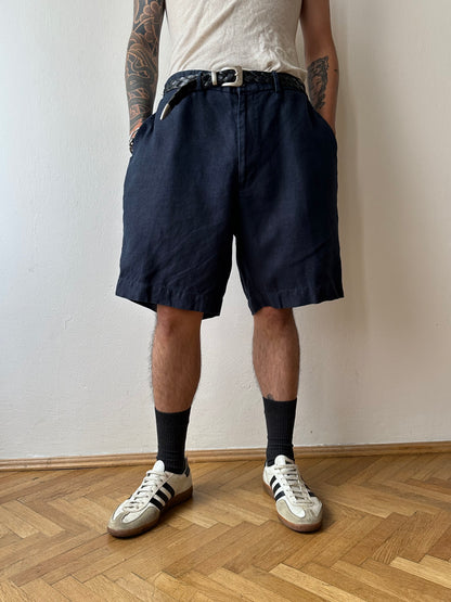 Oversized Linen shorts