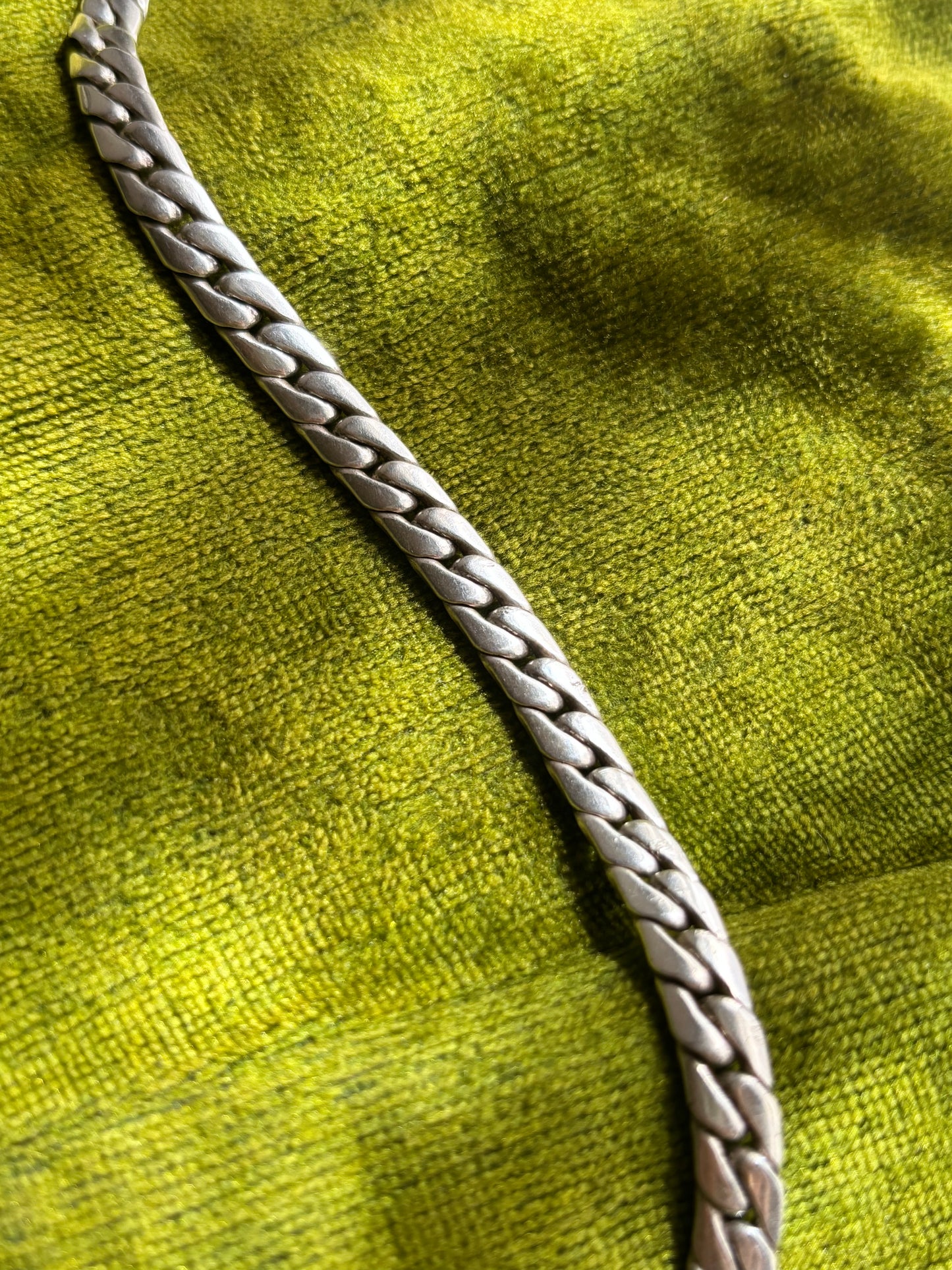 sterling 925 flat curb chain