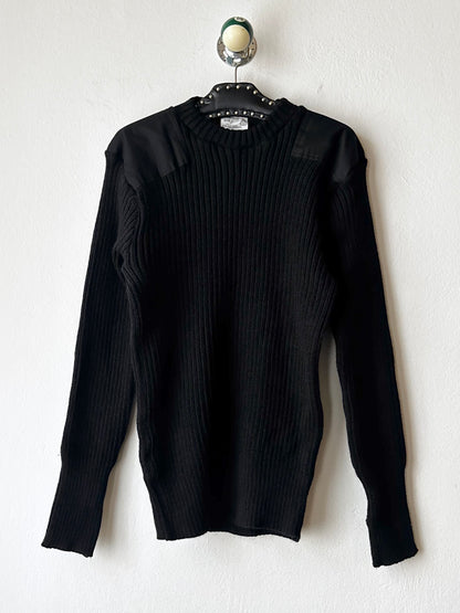 90s British wool command sweater