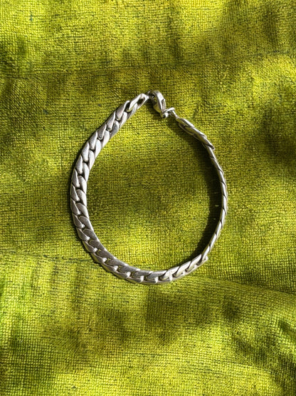 sterling 925 flat curb chain