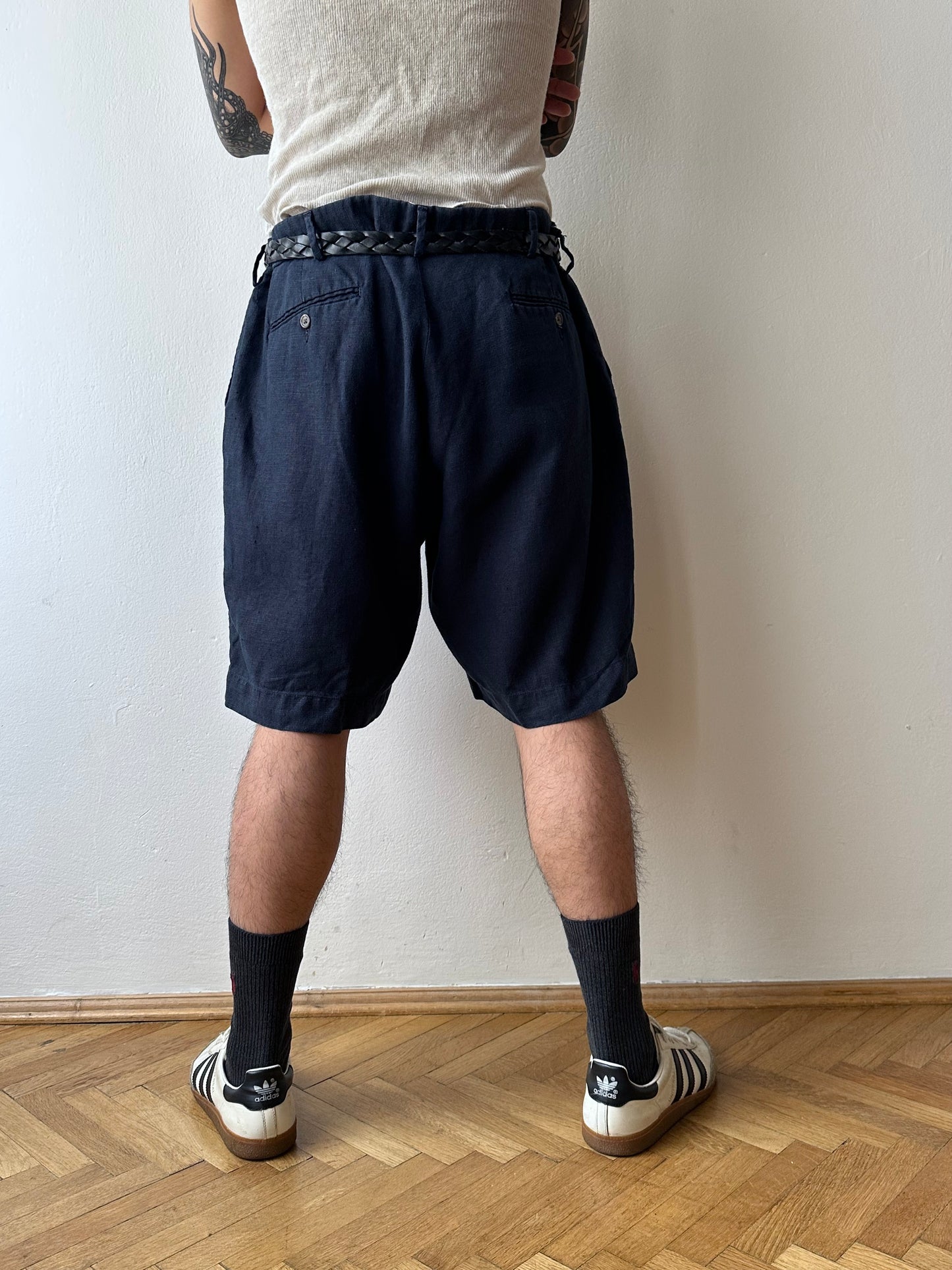 Oversized Linen shorts