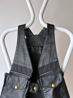 90s Leather motorcycle vest