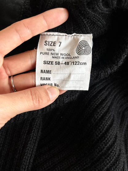 90s British wool command sweater
