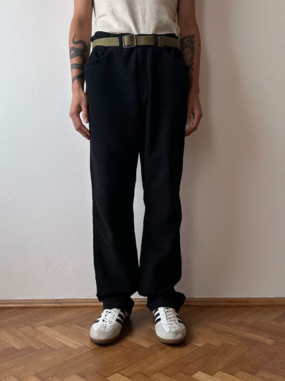 C.P. COMPANY AW2003 Black moleskin trouser - w33