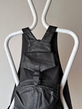 90s Leather motorcycle vest