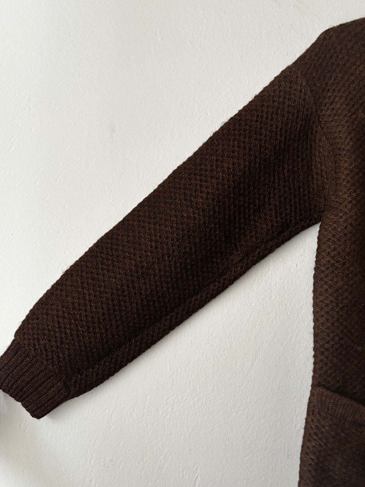 80s wool zip jacket