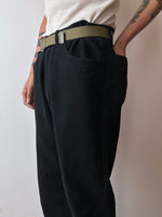 CP COMPANY AW2003 Black moleskin trouser - w33