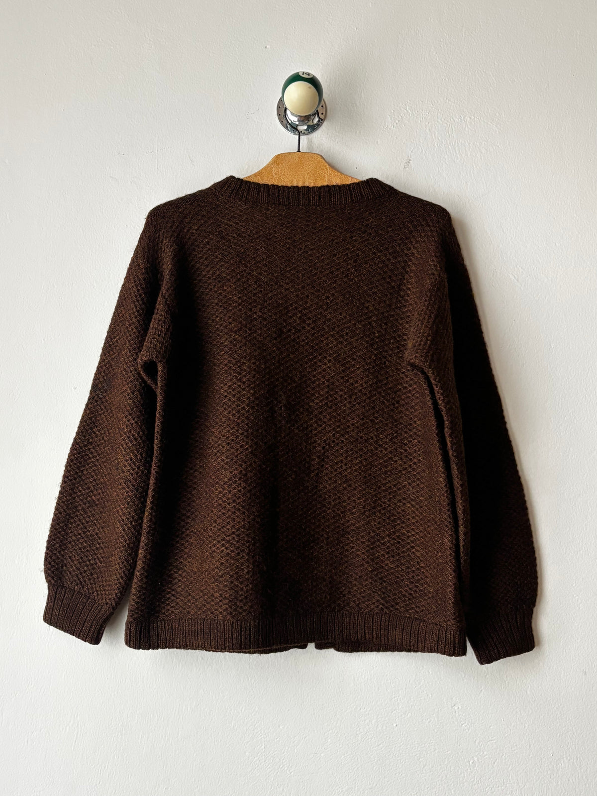 80s wool zip jacket