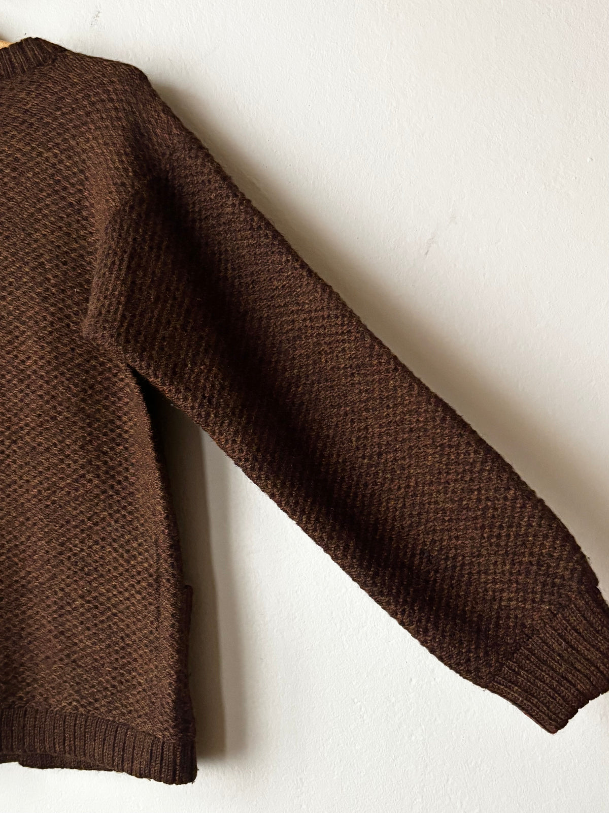 80s wool zip jacket