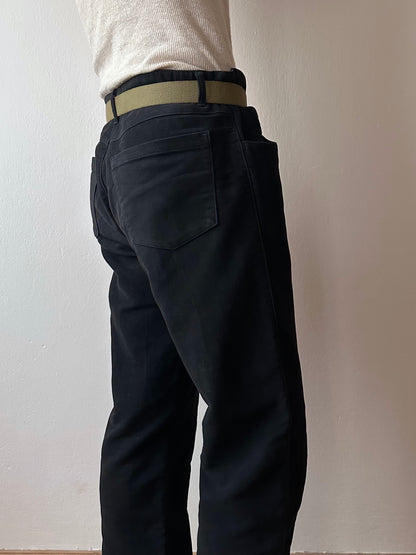 C.P. COMPANY AW2003 Black moleskin trouser - w33