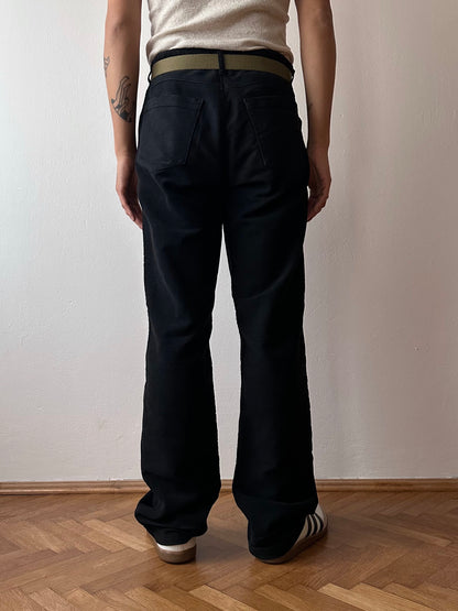 C.P. COMPANY AW2003 Black moleskin trouser - w33